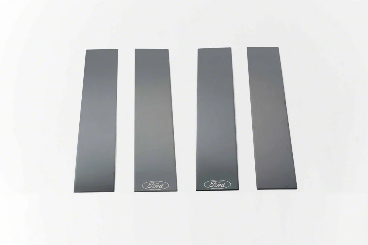 Putco Black Platinum Pillar Posts with Ford Logo (11-16 F-250 Super Duty SuperCrew)