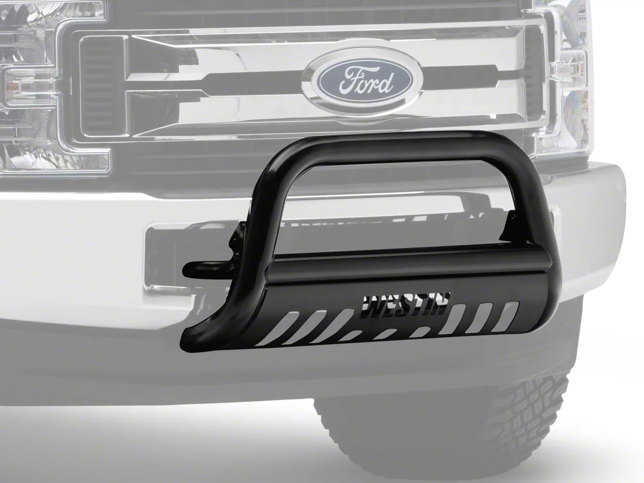 E-Series Bull Bar; Black (17-26 F-250 Super Duty)