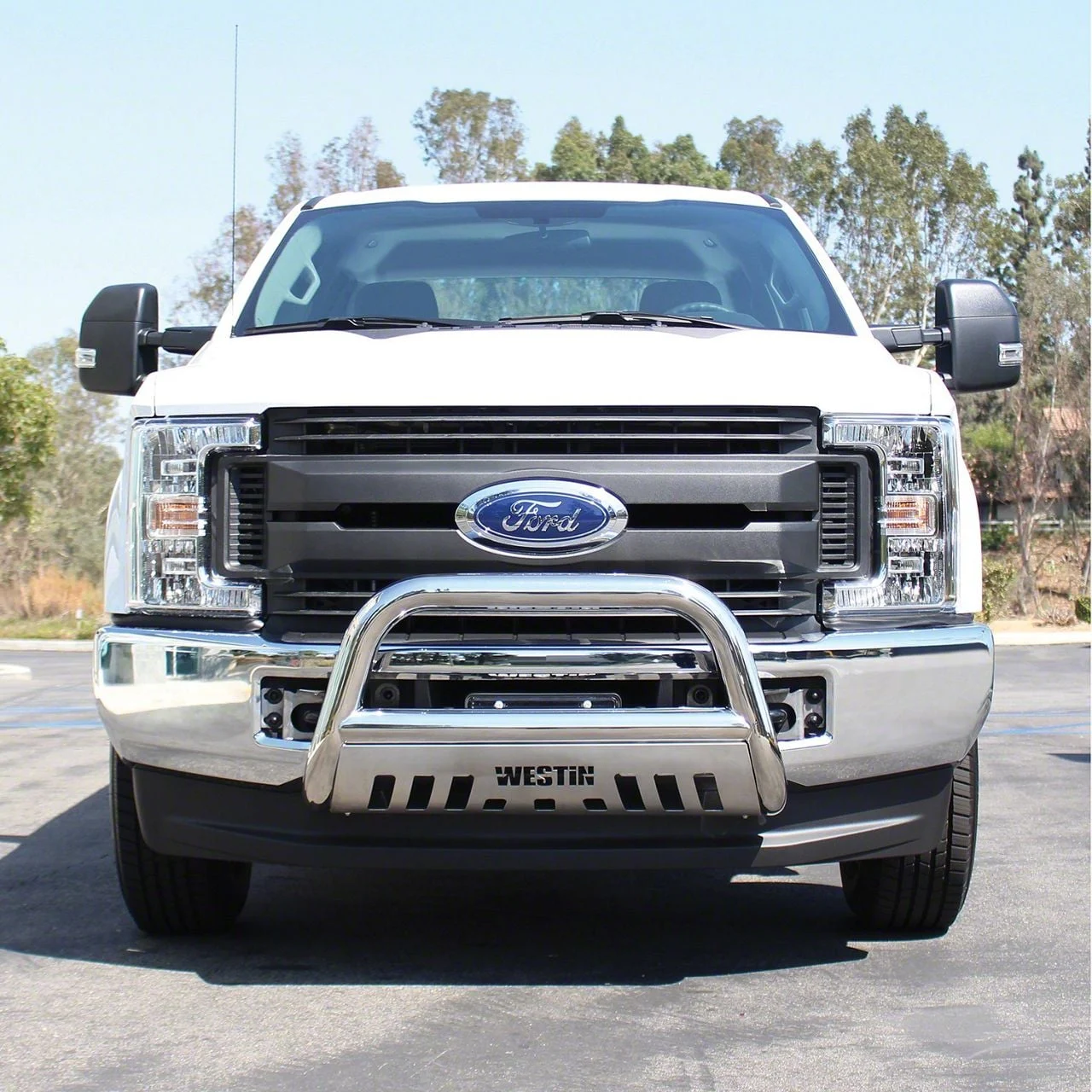 E-Series Bull Bar; Stainless Steel (11-16 F-250 Super Duty)
