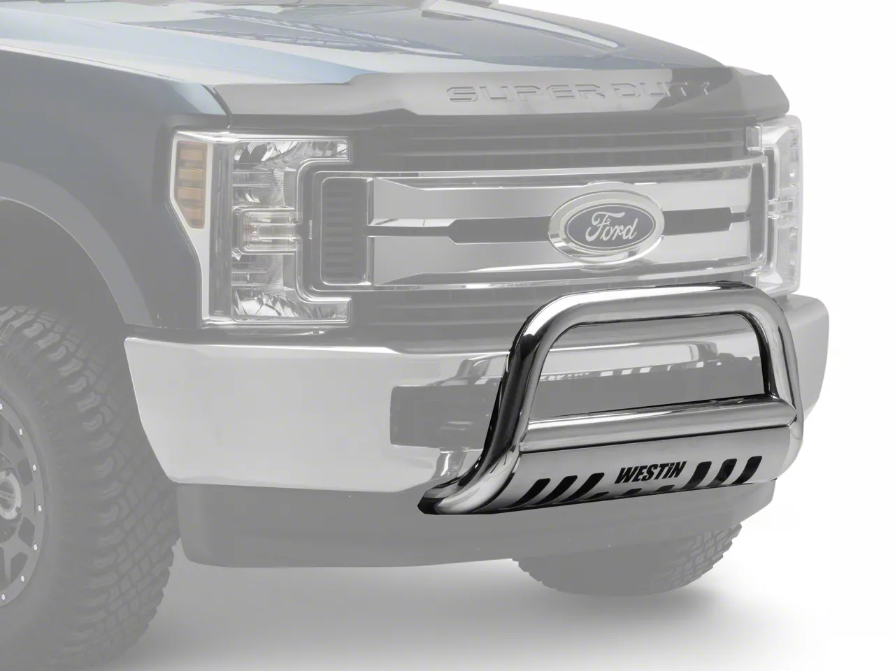 E-Series Bull Bar; Stainless Steel (17-26 F-250 Super Duty)
