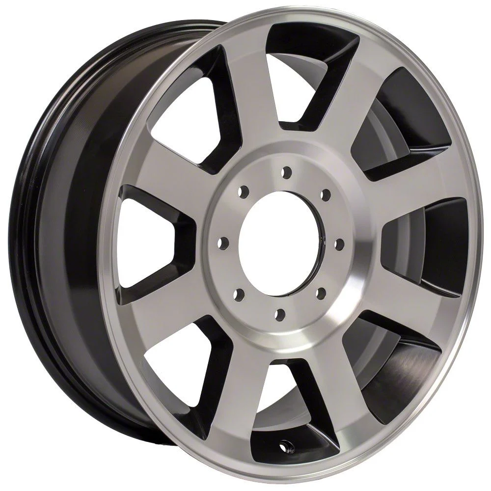 OE 8-Spoke Style Satin Black Machined 8-Lug Wheel; 20x8; 40mm Offset (17-22 F-250 Super Duty)