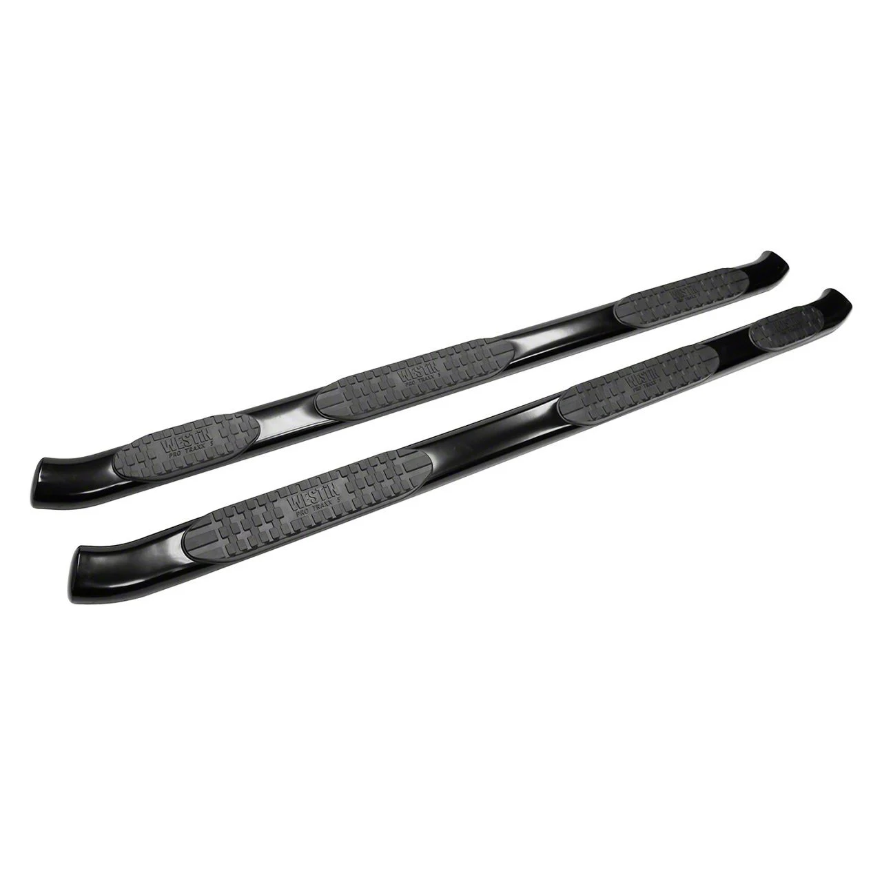 Westin Pro Traxx 5-Inch Wheel-to-Wheel Oval Side Step Bars; Black (11-16 F-250 Super Duty SuperCrew)