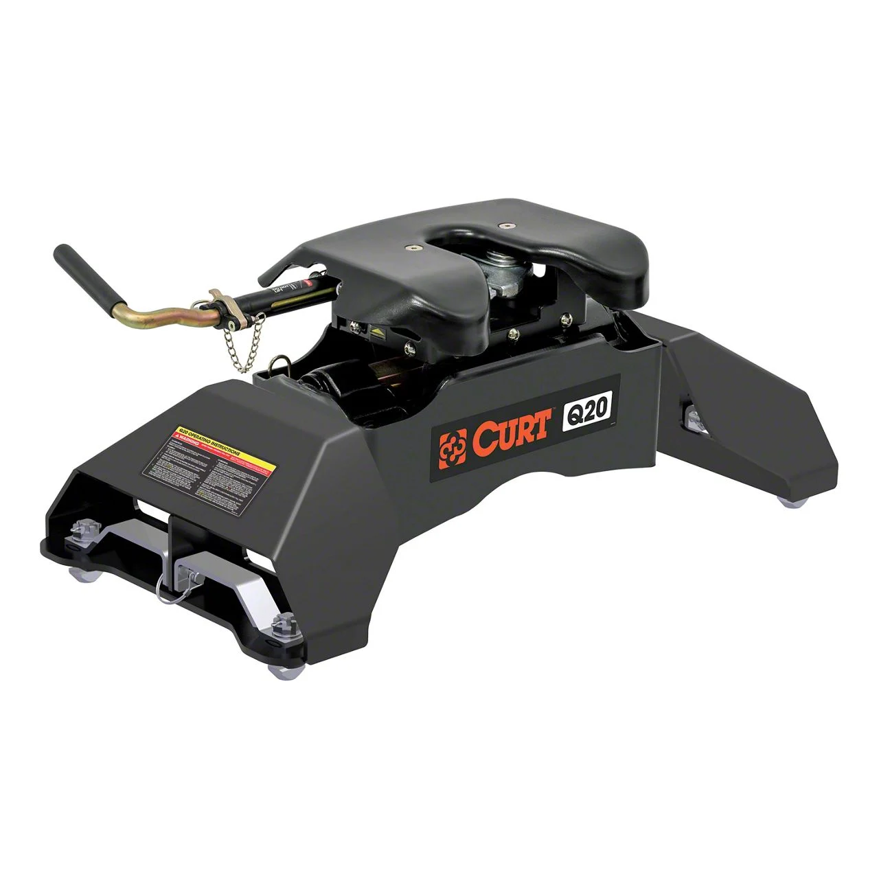 Q20 5th Wheel Trailer Hitch with Puck System Legs (11-24 F-250 Super Duty w/ 8-Foot Bed)