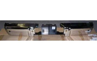 Replacement Rear Bumper; Pre-Drilled for Backup Sensors; Chrome (11-16 F-250 Super Duty)