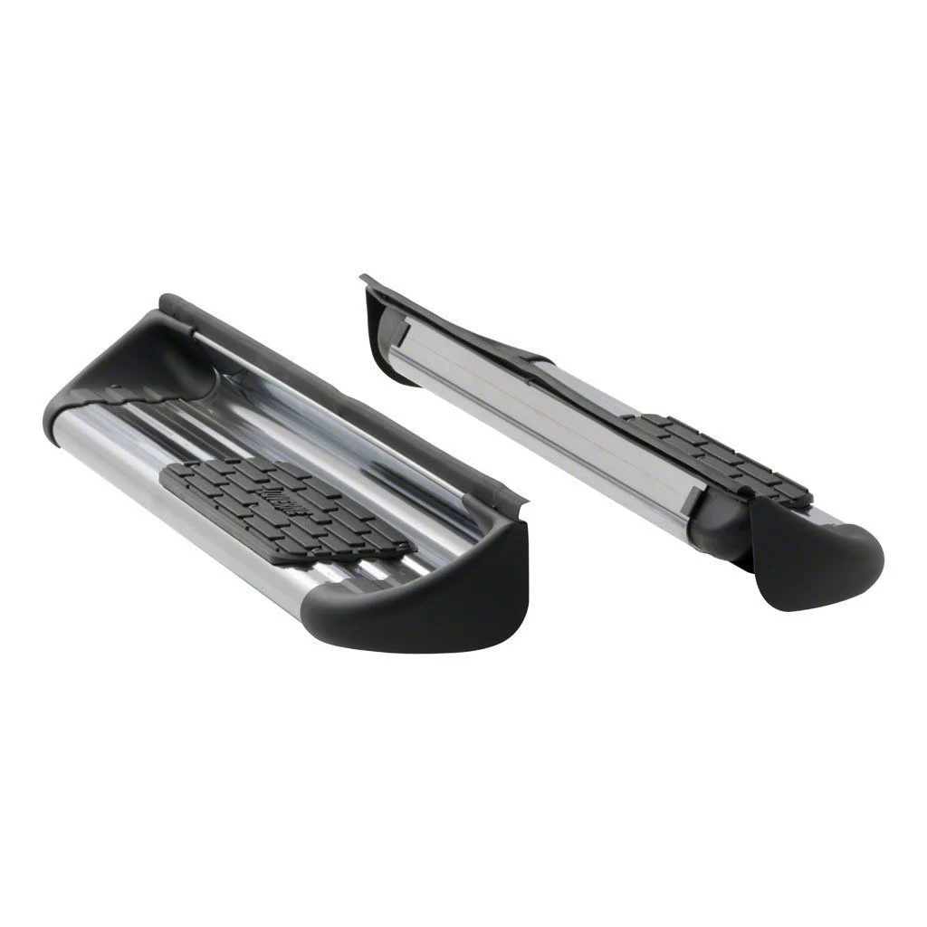 Stainless Side Entry Step Extension; Polished (17-26 F-250 Super Duty Regular Cab)
