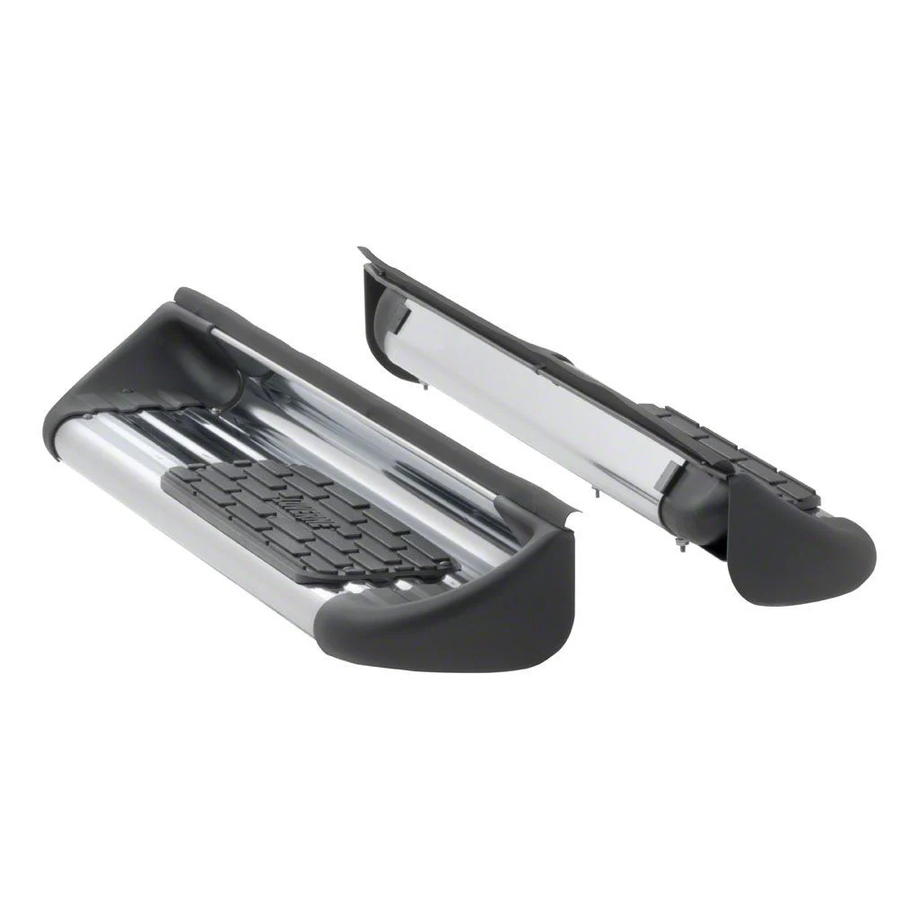 Stainless Side Entry Step Extension; Polished (11-16 F-250 Super Duty Regular Cab)