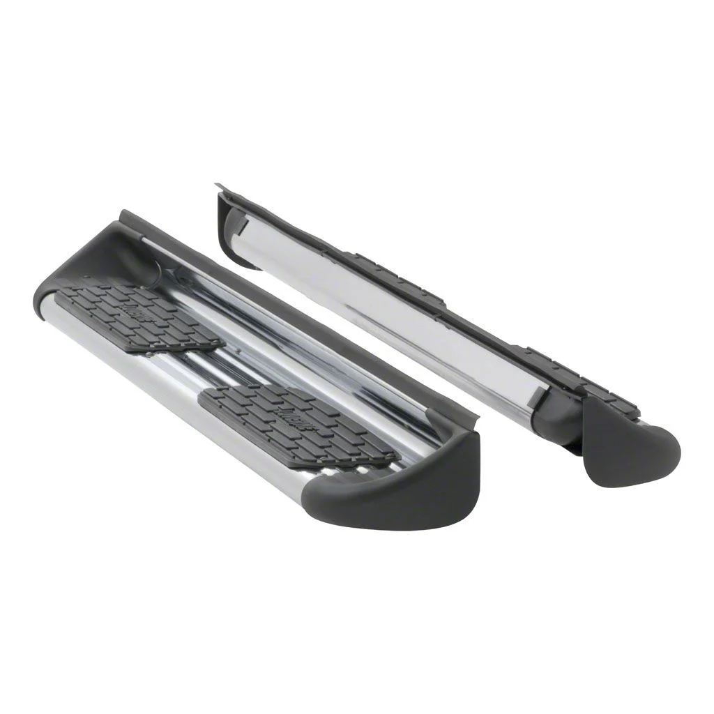 Stainless Side Entry Running Boards without Mounting Brackets; Polished (11-16 F-250 Super Duty SuperCrew)