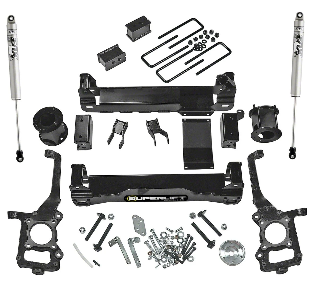 SuperLift 6-Inch Suspension Lift Kit with Fox Shocks (09-14 4WD F-150 SuperCab, SuperCrew, Excluding Raptor)