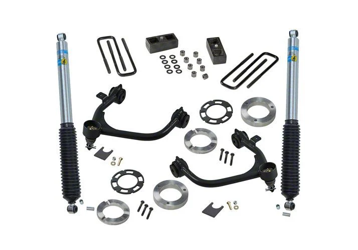 SuperLift 3-Inch Suspension Lift Kit with Bilstein Shocks (19-24 Sierra 1500, Excluding AT4 & Denali)
