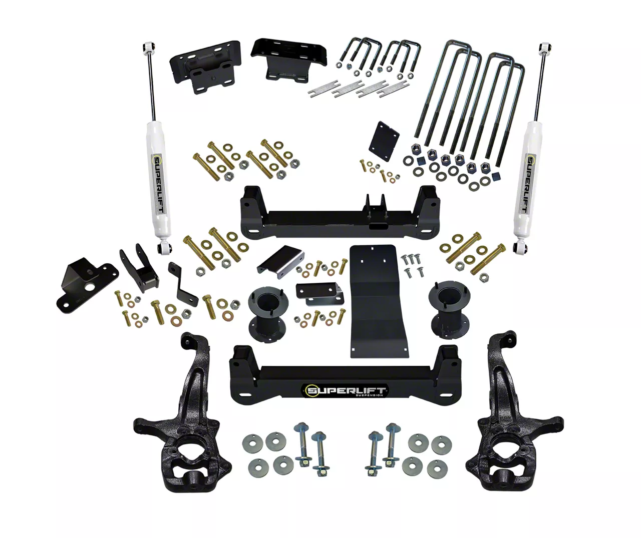 SuperLift 6-Inch Suspension Lift Kit with SuperLift Shocks (19-24 Silverado 1500, Excluding Trail Boss & ZR2)