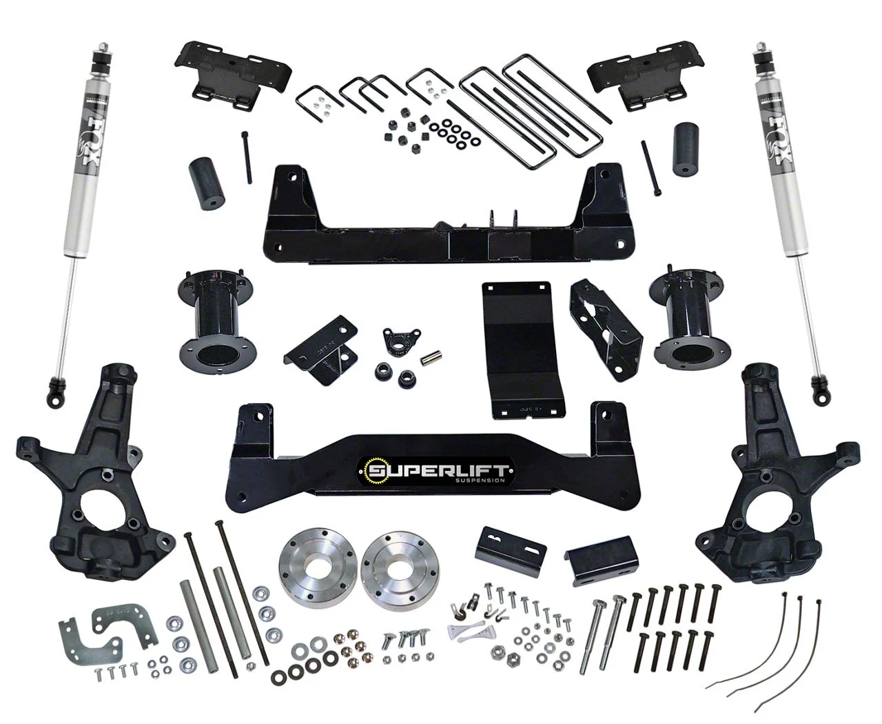 SuperLift 6.50-Inch Suspension Lift Kit with FOX Shocks (07-13 4WD Silverado 1500)