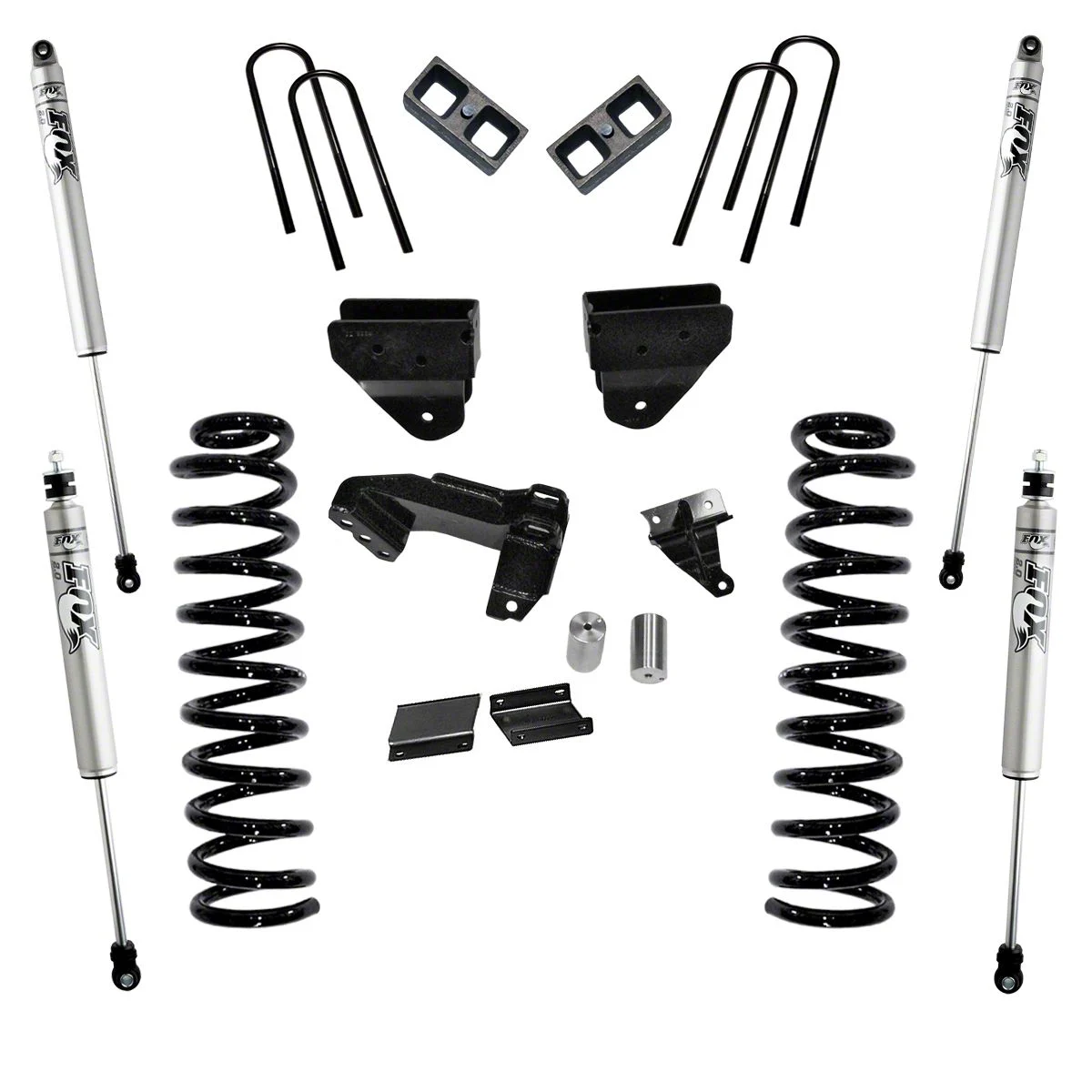 SuperLift 4-Inch Suspension Lift Kit with Fox Shocks (11-16 4WD 6.7L Powerstroke F-250 Super Duty)