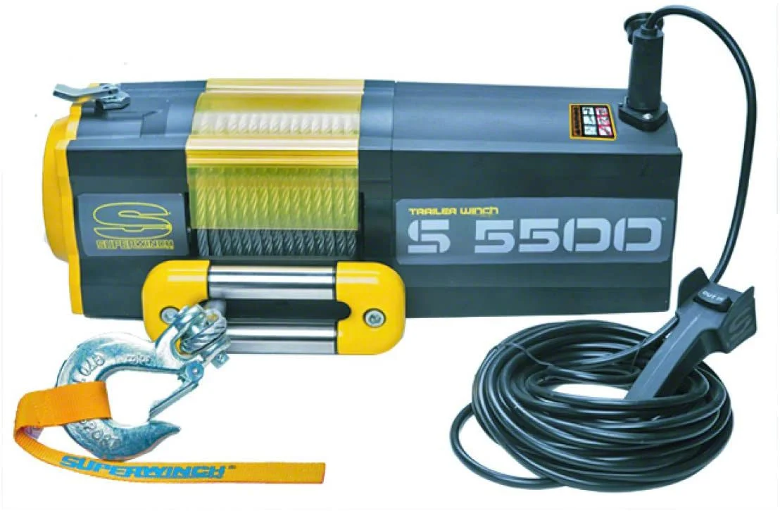 Superwinch 5,500 lb. S5500 Winch with Steel Cable (Universal; Some Adaptation May Be Required)