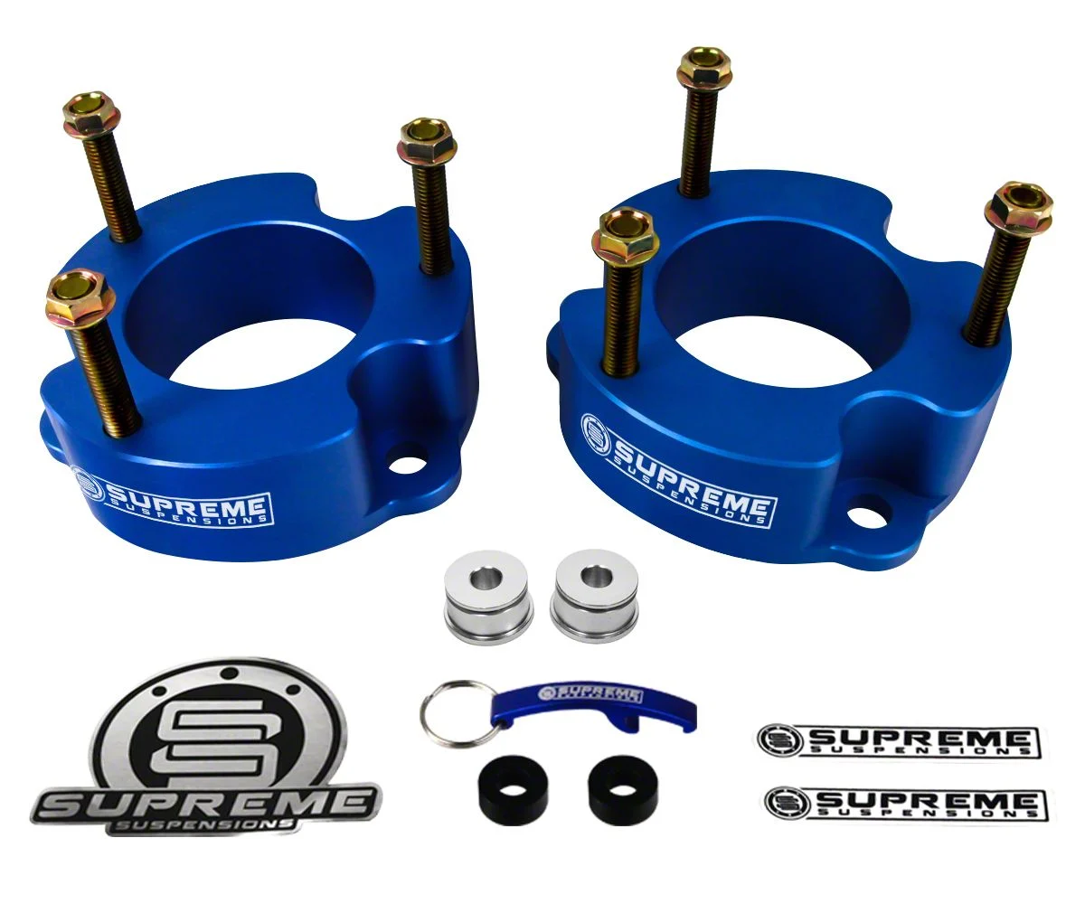 Supreme Suspensions 2-Inch Pro Billet Front Strut Spacer Leveling Kit (10-14 F-150 Raptor)