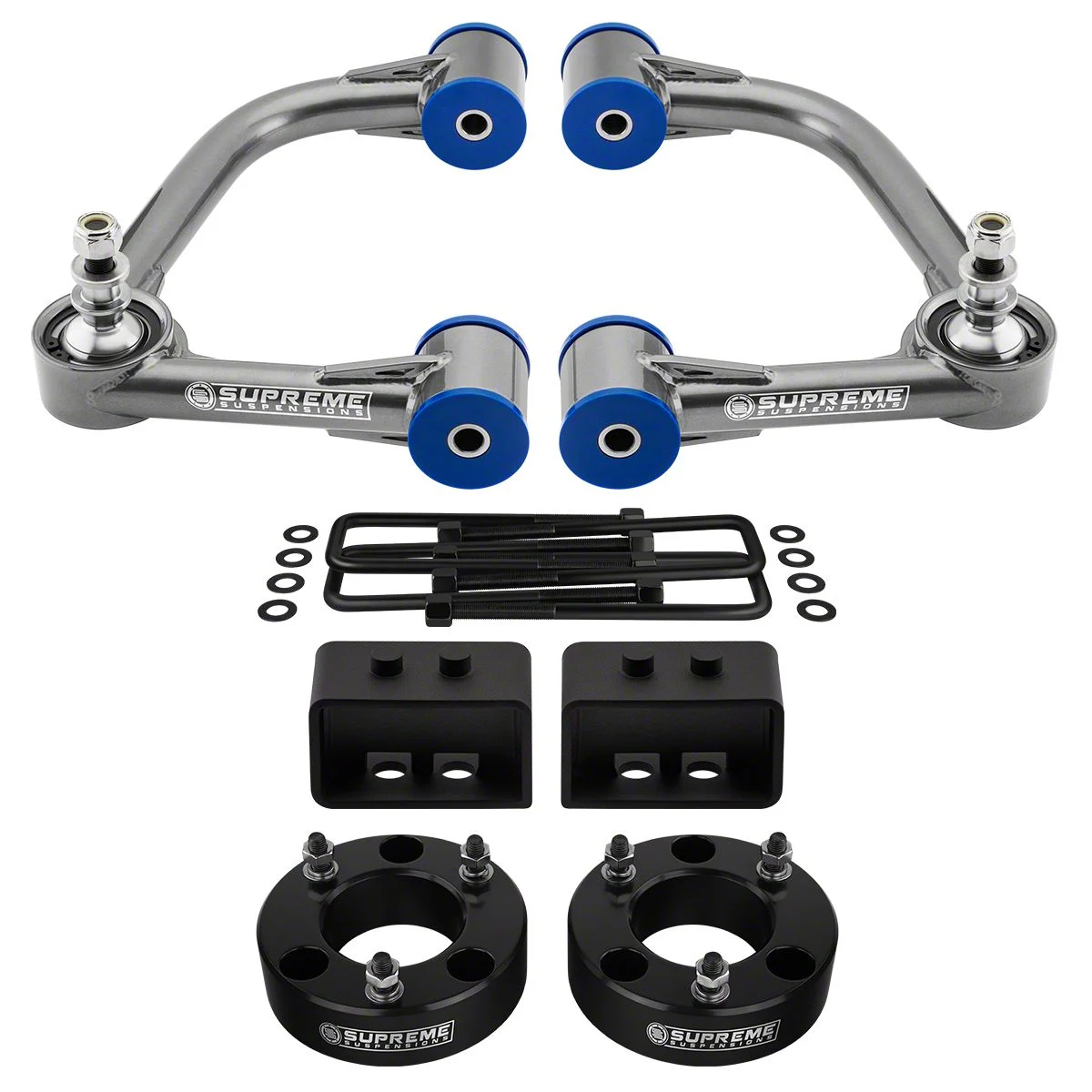 Supreme Suspensions 3.50-Inch Front / 1.50-Inch Rear Pro Suspension Lift Kit (04-08 4WD F-150)