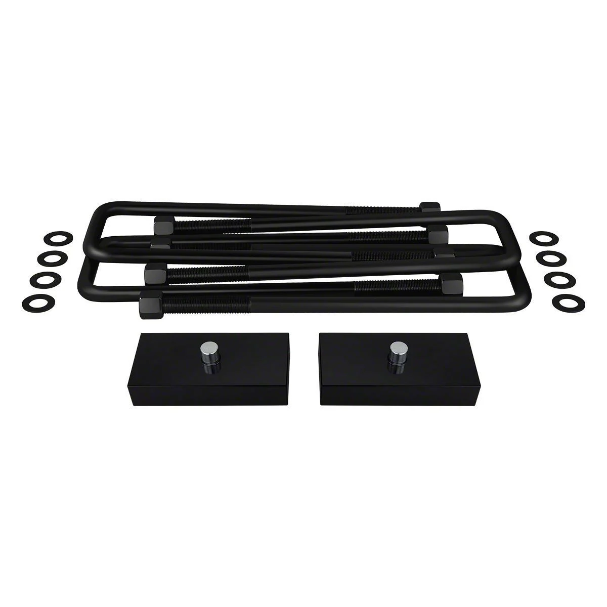 Supreme Suspensions 1-Inch Pro Billet Rear Lift Blocks (11-26 Sierra 2500 HD)