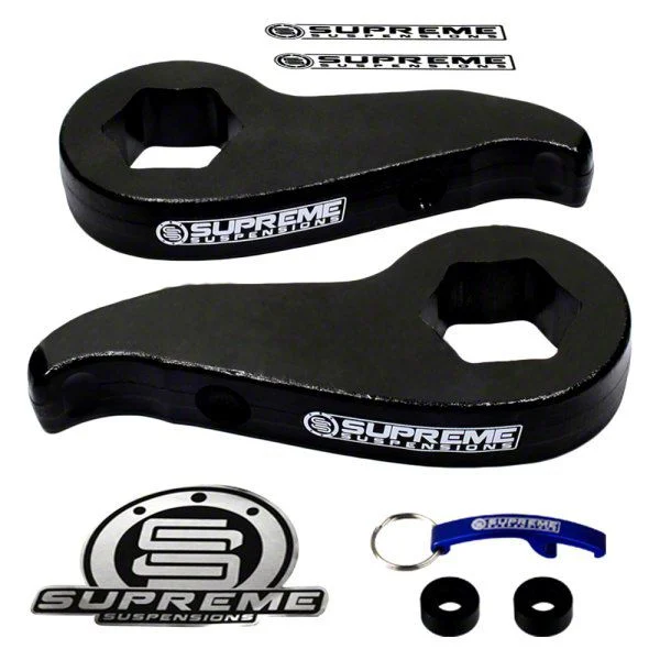 Supreme Suspensions 1 to 3-Inch Front Max Torsion Key Leveling Kit (11-19 Silverado 2500 HD)