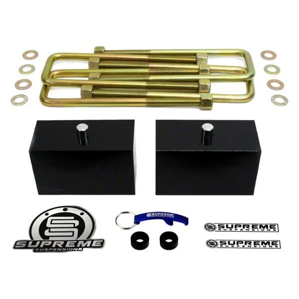 Supreme Suspensions 3-Inch Pro Billet Rear Lift Blocks (07-10 Silverado 3500 HD)