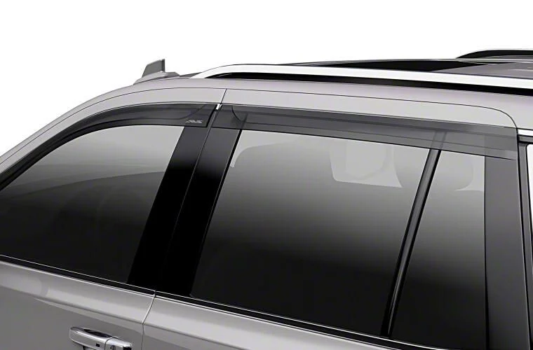 Low Profile Ventvisor Window Deflectors; Front and Rear; Dark Smoke (21-26 Tahoe)