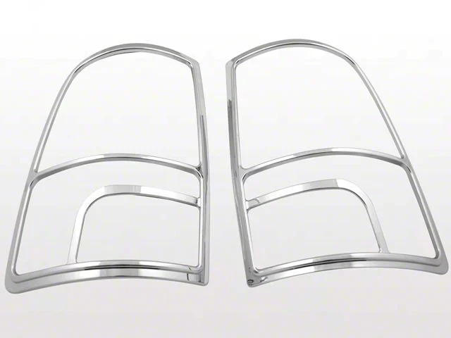 Tail Light Bezels; Chrome (09-12 RAM 1500)