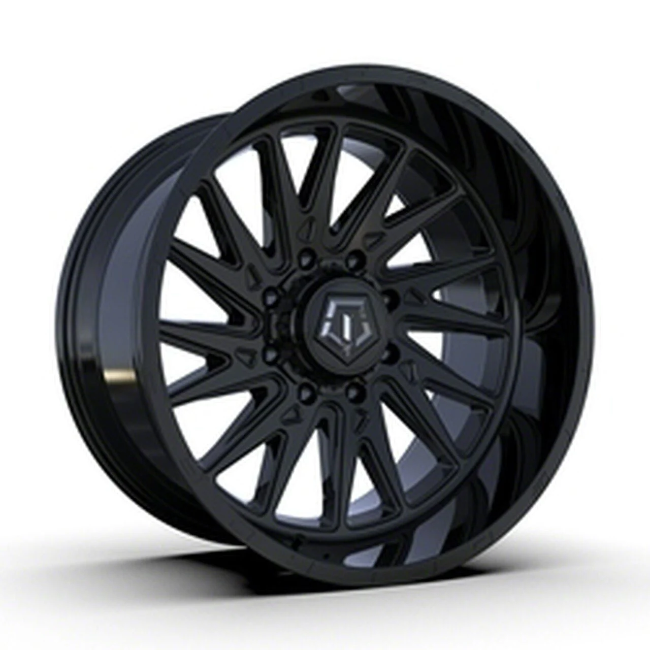 TIS 547B Gloss Black 8-Lug Wheel; 20x12; -44mm Offset (03-09 RAM 2500)
