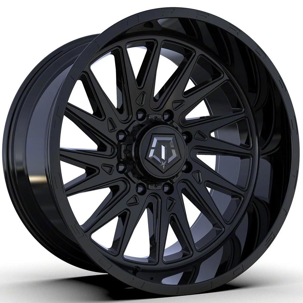 TIS 547B Gloss Black 8-Lug Wheel; 22x12; -44mm Offset (11-16 F-250 Super Duty)