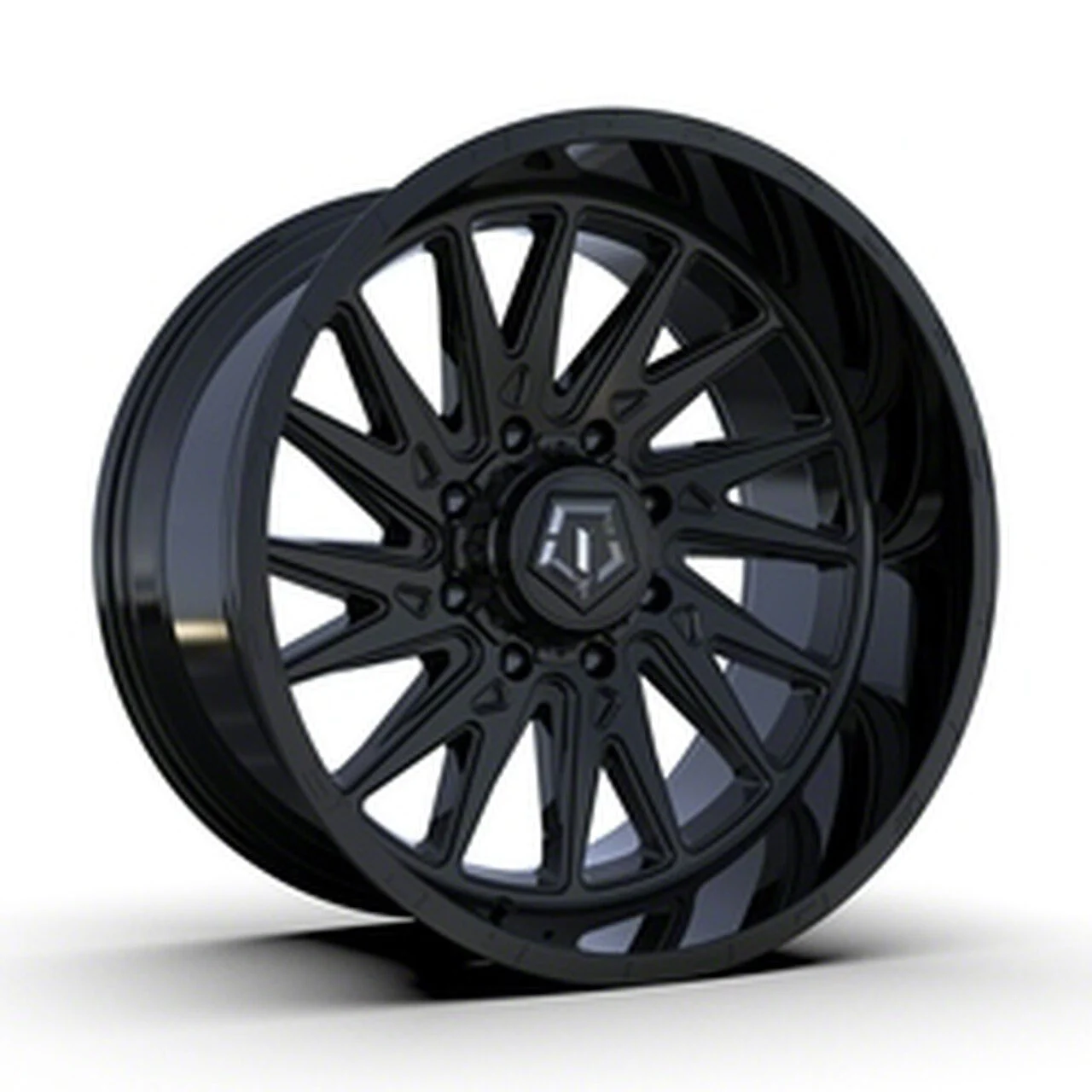 TIS 547B Gloss Black 8-Lug Wheel; 20x12; -44mm Offset (06-08 RAM 1500 Mega Cab)