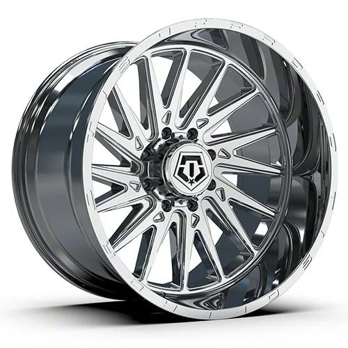 TIS 547C Chrome 8-Lug Wheel; 20x10; -19mm Offset (19-26 RAM 3500 SRW)