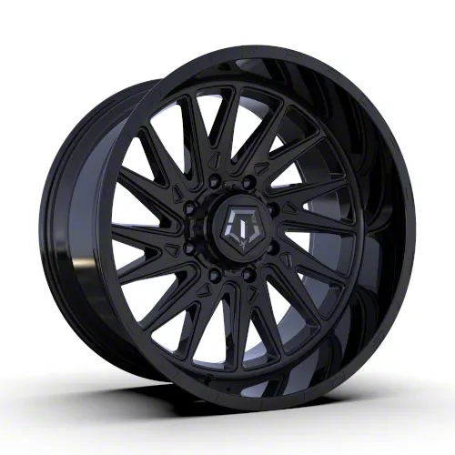 TIS 547B Gloss Black 6-Lug Wheel; 22x10; -19mm Offset (19-26 Sierra 1500)