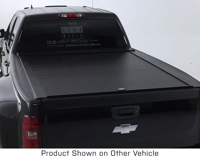 Truck Covers USA American Roll Hard Retractable Tonneau Cover; Matte Black (19-26 Silverado 1500 w/ 5.80-Foot Short Box & w/o MultiFlex Tailgate)