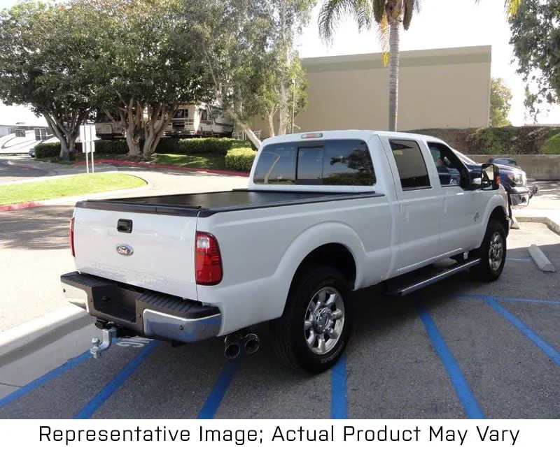 Truck Covers USA American Roll Hard Retractable Tonneau Cover; Matte Black (17-26 F-250 Super Duty)