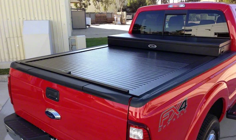 Truck Covers USA American Work Tool Box Hard Retractable Tonneau Cover (11-16 F-250 Super Duty)