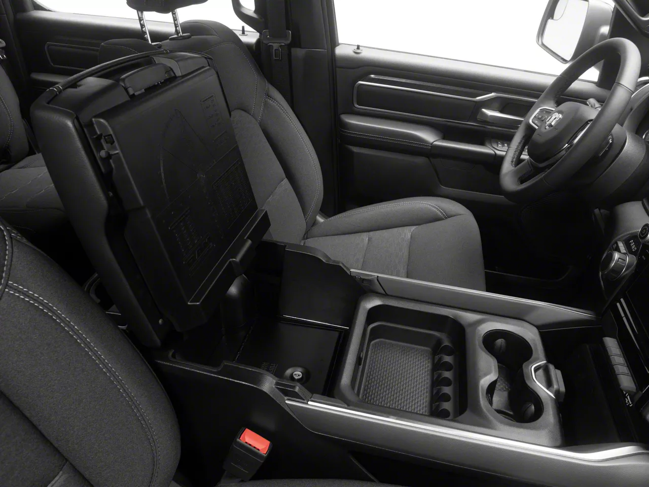 Tuffy Security Products Security Console Safe with Keyed Lock (19-26 RAM 1500, Excluding Limited & Longhorn)