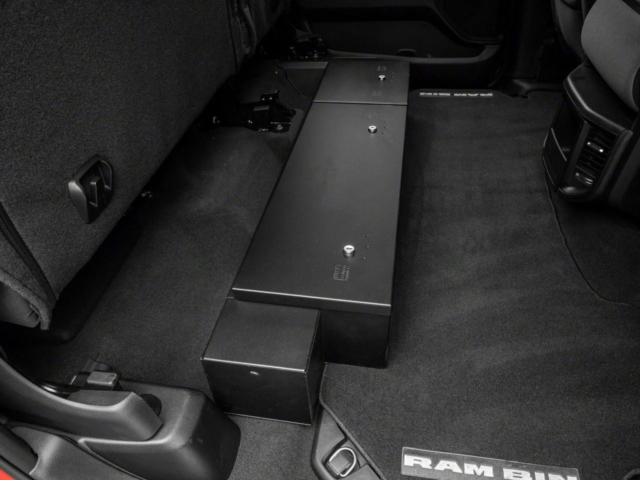 Tuffy Security Products Underseat Lockbox with Keyed Lock (19-26 RAM 1500 Crew Cab)