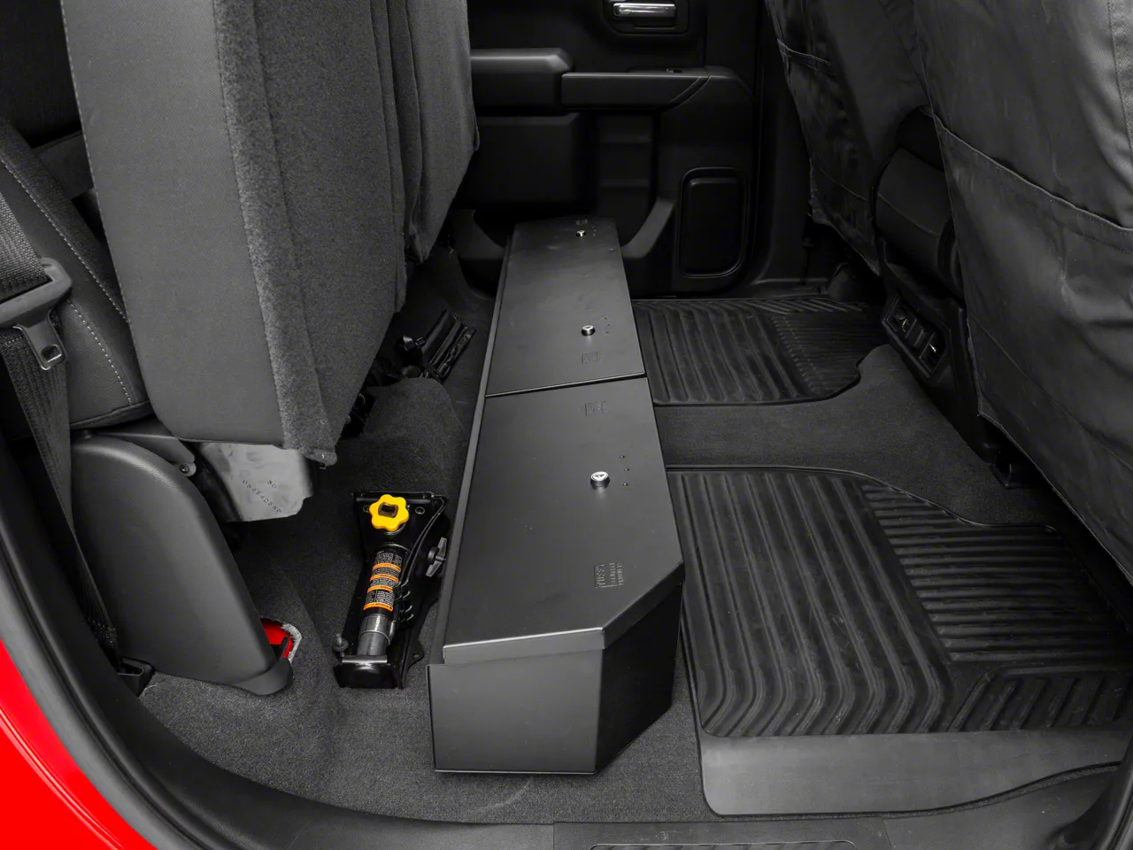 Tuffy Security Products Underseat Lockbox with Keyed Lock (19-26 Silverado 1500 Double Cab, Crew Cab)