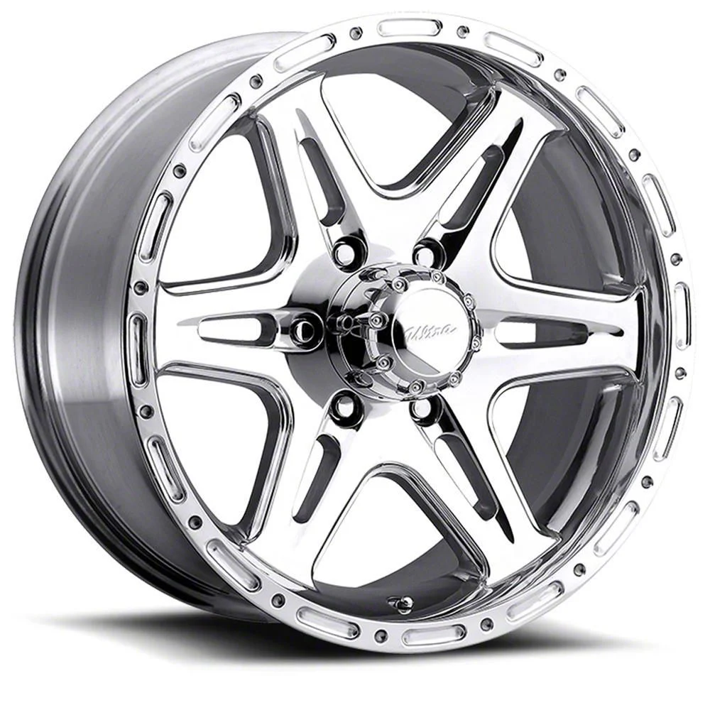 Ultra Wheels Badlands Polished 6-Lug Wheel; 17x9; 0mm Offset (15-20 Yukon)