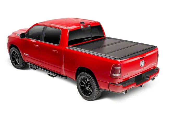 UnderCover Ultra Flex Tri-Fold Tonneau Cover; Black Textured (03-26 RAM 3500 w/ 6.4-Foot Box & w/o RAM Box)