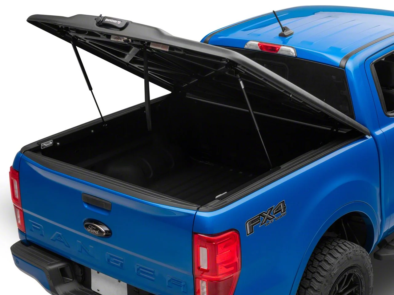 UnderCover Elite Hinged Tonneau Cover; Black Textured (19-23 Ranger)