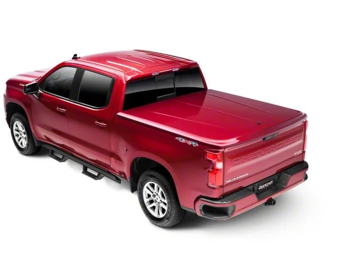 UnderCover SE Smooth Hinged Tonneau Cover; Unpainted (19-26 Silverado 1500 w/ 5.80-Foot Short & 6.50-Foot Standard Box)
