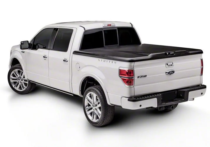 UnderCover Elite Hinged Tonneau Cover; Black Textured (15-19 Silverado 2500 HD w/ 6.50-Foot Standard Box)