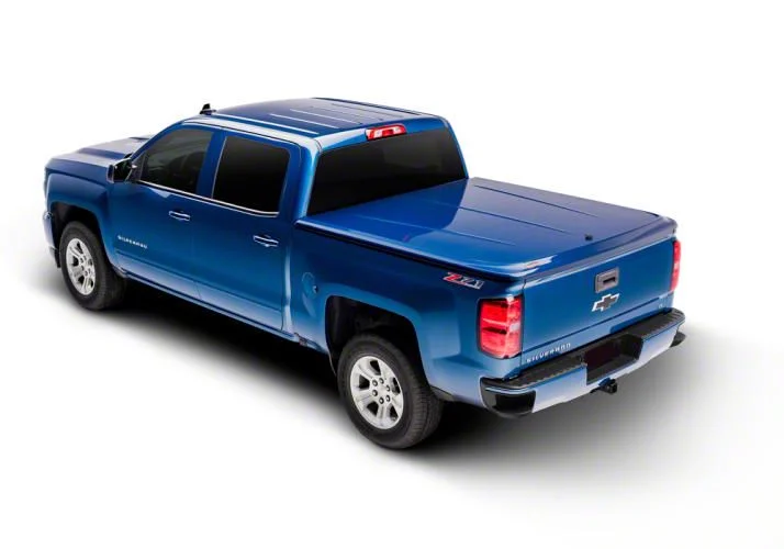 UnderCover LUX Hinged Tonneau Cover; Unpainted (15-19 Silverado 2500 HD w/ 6.50-Foot Standard Box)