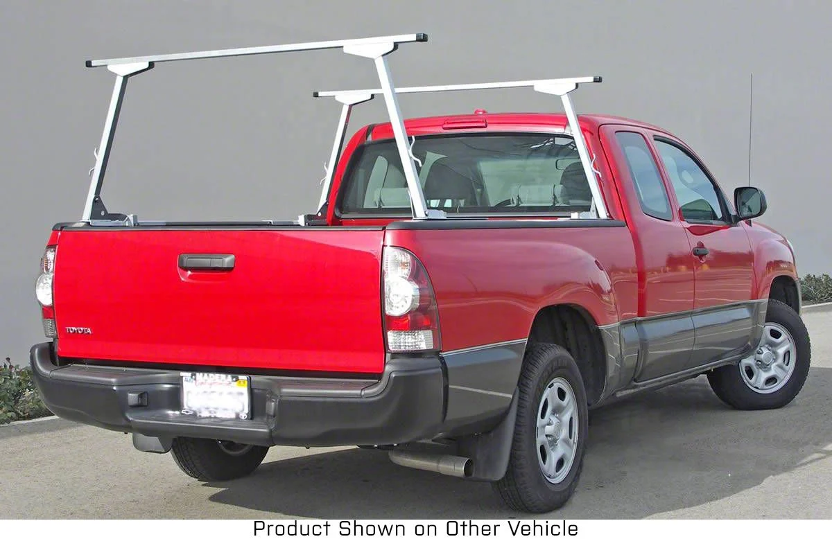 US Rack Paddler Truck Rack; Brushed and Silver (04-26 F-150 Styleside)