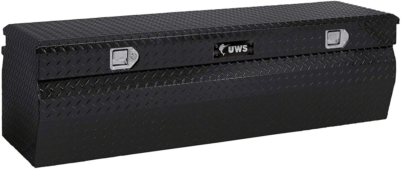 UWS 42-Inch Aluminum Wedge Utility Chest Tool Box; Gloss Black (19-26 Ranger)
