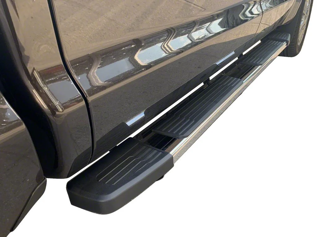 CB3 Running Boards; Stainless Steel (20-26 Sierra 3500 HD Crew Cab)