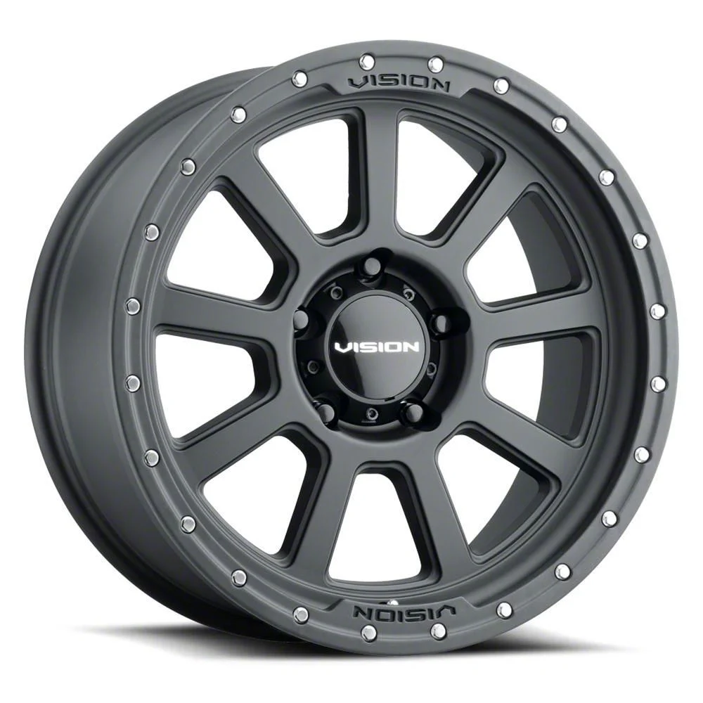 Ojos Satin Black 6-Lug Wheel; 17x9; -12mm Offset (15-20 Yukon)