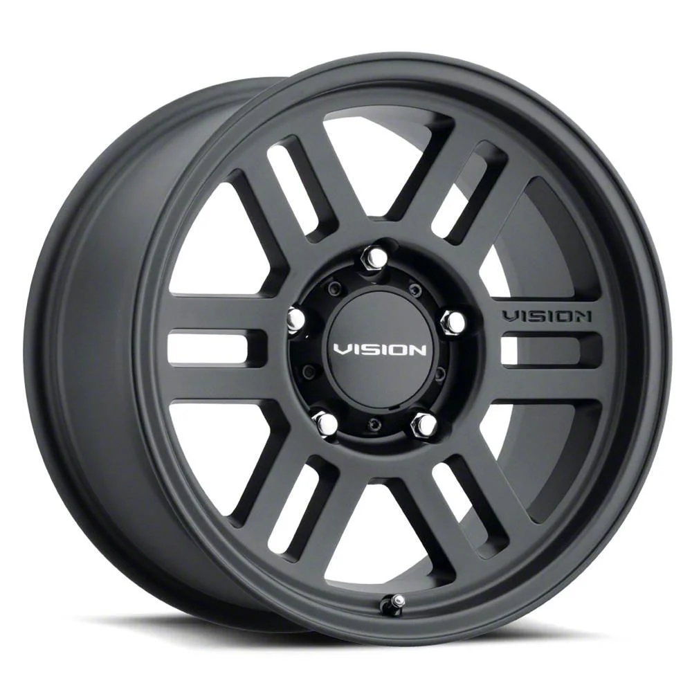 Manx 2 Overland Satin Black 6-Lug Wheel; 17x9; 18mm Offset (15-20 Yukon)