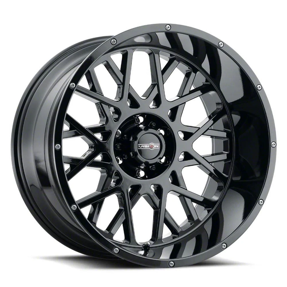 Rocker Gloss Black 6-Lug Wheel; 18x9; -12mm Offset (15-20 Yukon)