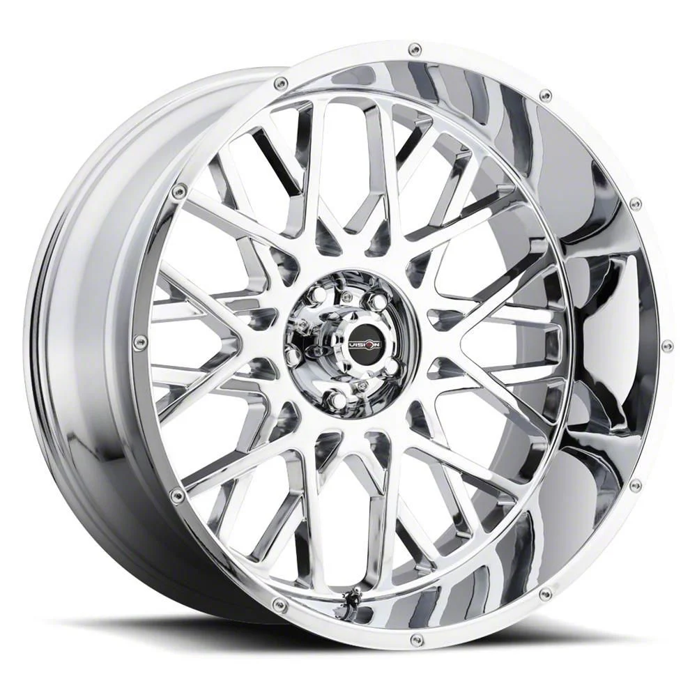 Rocker Chrome 8-Lug Wheel; 20x10; -25mm Offset (07-10 Sierra 3500 HD SRW)