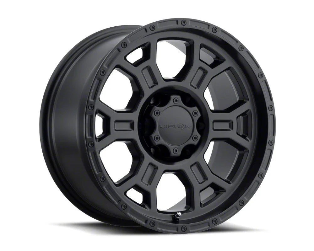 Raptor Matte Black 6-Lug Wheel; 17x9; -6mm Offset (21-26 Yukon)