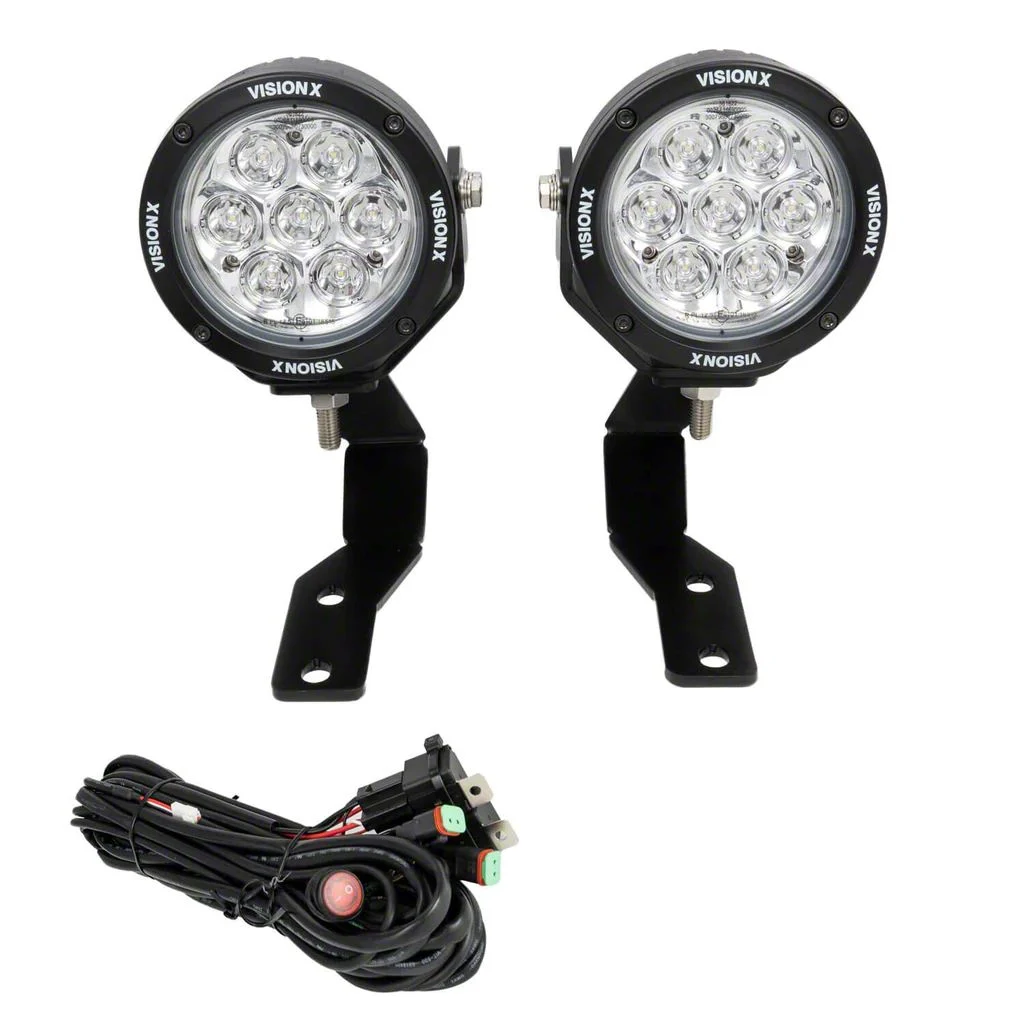 Vision X 4.70-Inch Multi-LED CG2 Light Cannon A-Pillar Light Kit (19-26 Ranger)